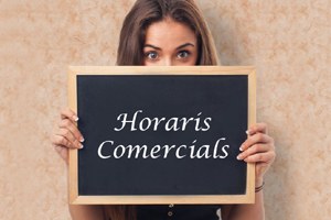 HORARIS COMERCIALS