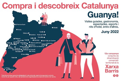 Imatge de la notícia El comerç del Centre Històric, Magraners, La Bordeta, Democràcia, Cardenal Remolins i Sant Antoni se suma a la campanya 'Compra i descobreix Catalunya' 
