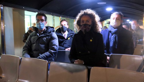 Imatge de la notícia La Paeria i Autobusos de Lleida presenten el Trenet de Nadal